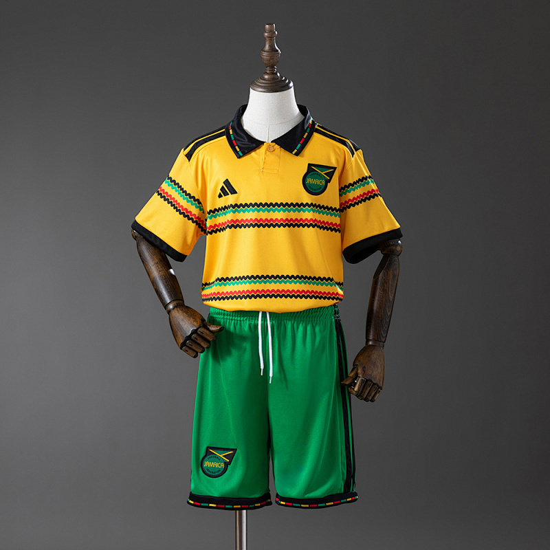Jamaica 2026 Home Kids Kit Jersey Size 16-28